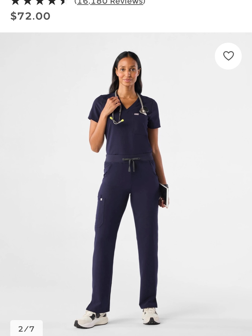 Women’s figs Kade Cargo navy; XXS Petite